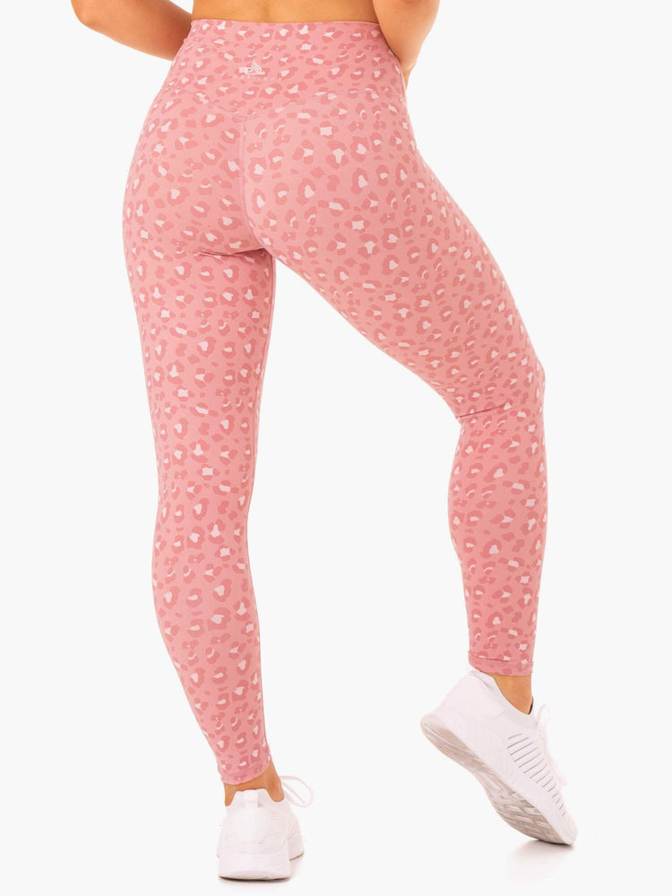 Leggins Ryderwear Híbrido Full Length Mujer Rosas | JCBPF3294