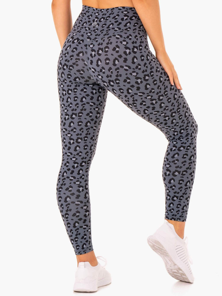 Leggins Ryderwear Híbrido Full Length Mujer Leopardo | PVUGI5631