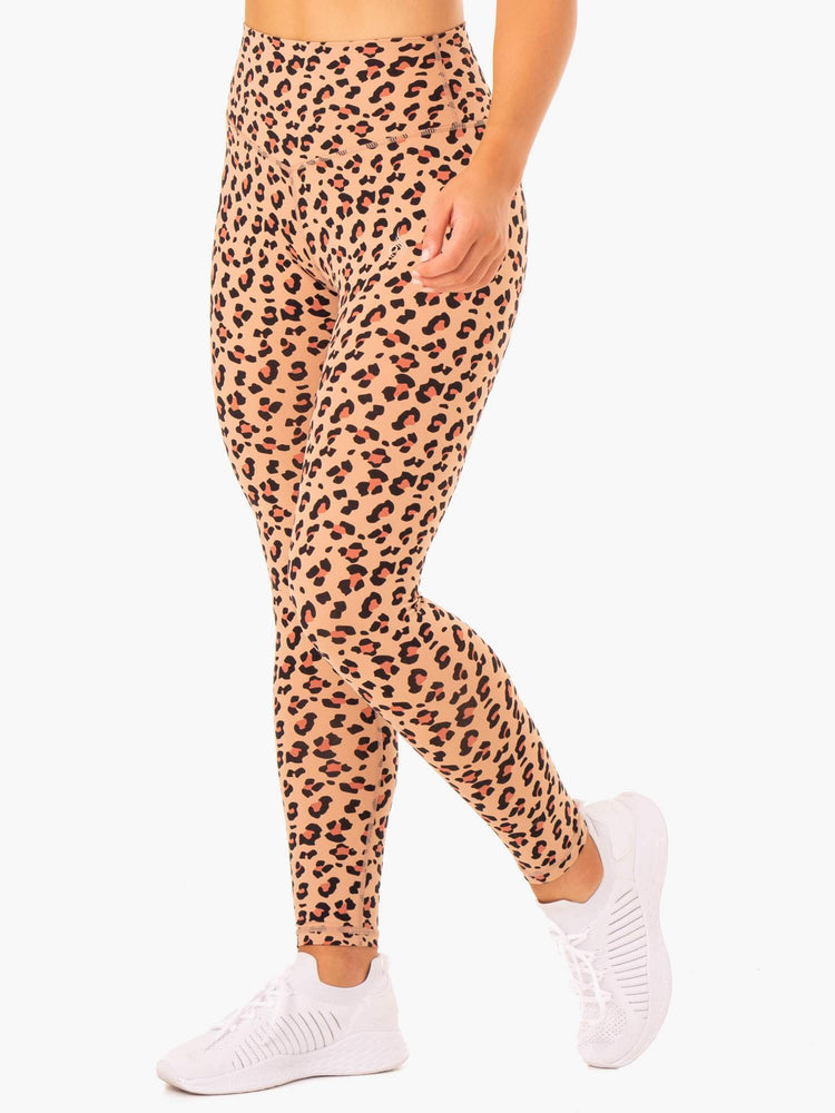 Leggins Ryderwear Híbrido Full Length Mujer Marrom | VDNGL5893