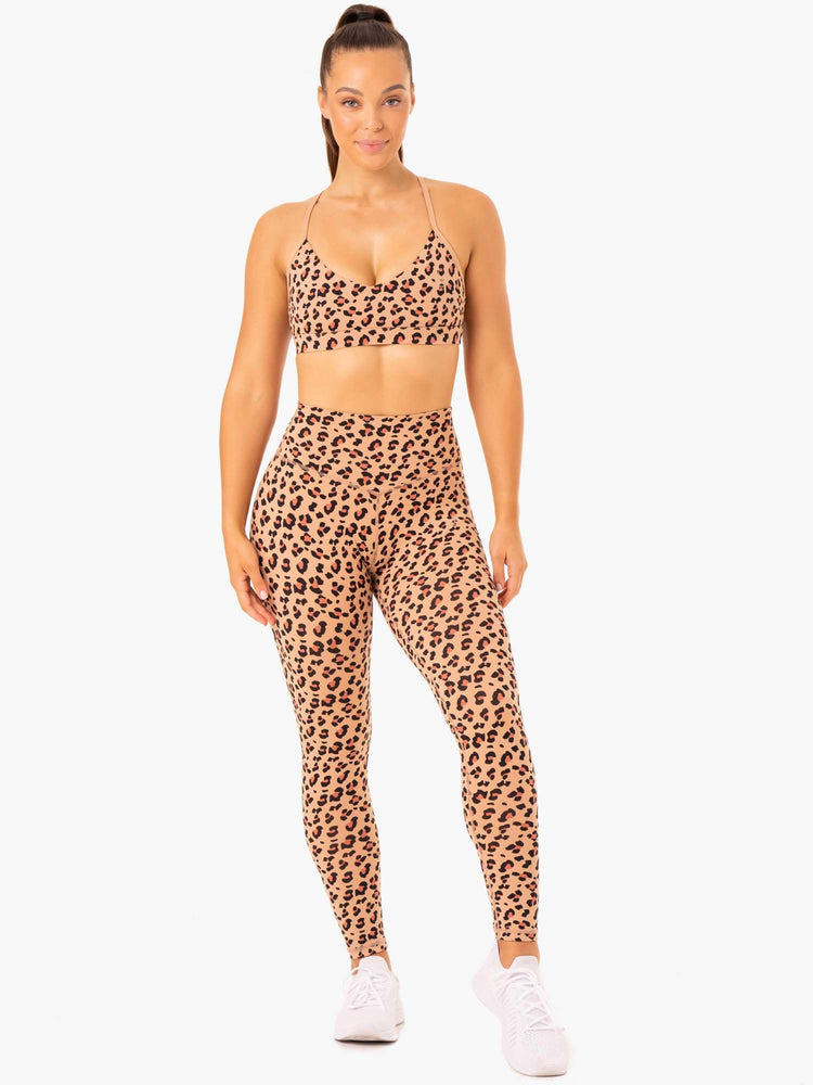 Leggins Ryderwear Híbrido Full Length Mujer Marrom | VDNGL5893