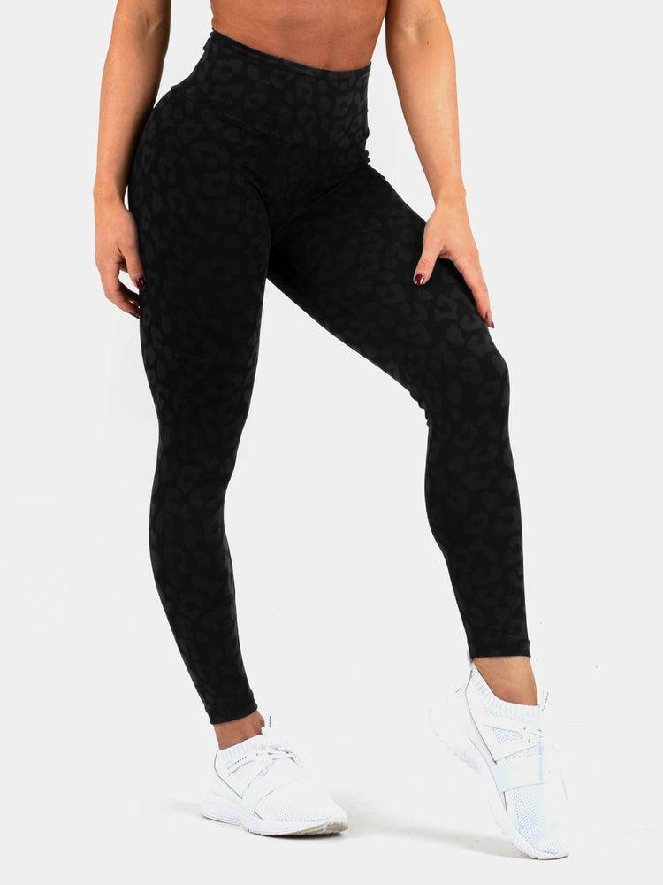 Leggins Ryderwear Instinct Scrunch Bum Mujer Negros | DQXKM3402