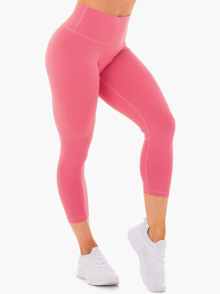 Leggins Ryderwear Motion High Waisted 7/8 Mujer Rosas | JGMRF2357