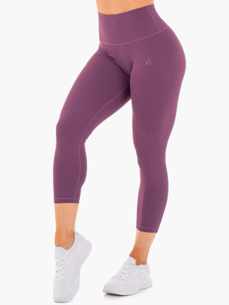 Leggins Ryderwear Motion High Waisted 7/8 Mujer Morados | TOJNP1324