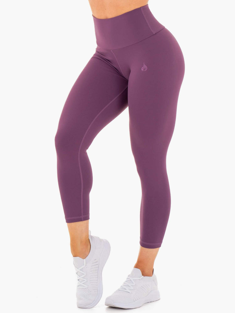 Leggins Ryderwear Motion High Waisted 7/8 Scrunch Bum Mujer Morados | XPWUZ9531