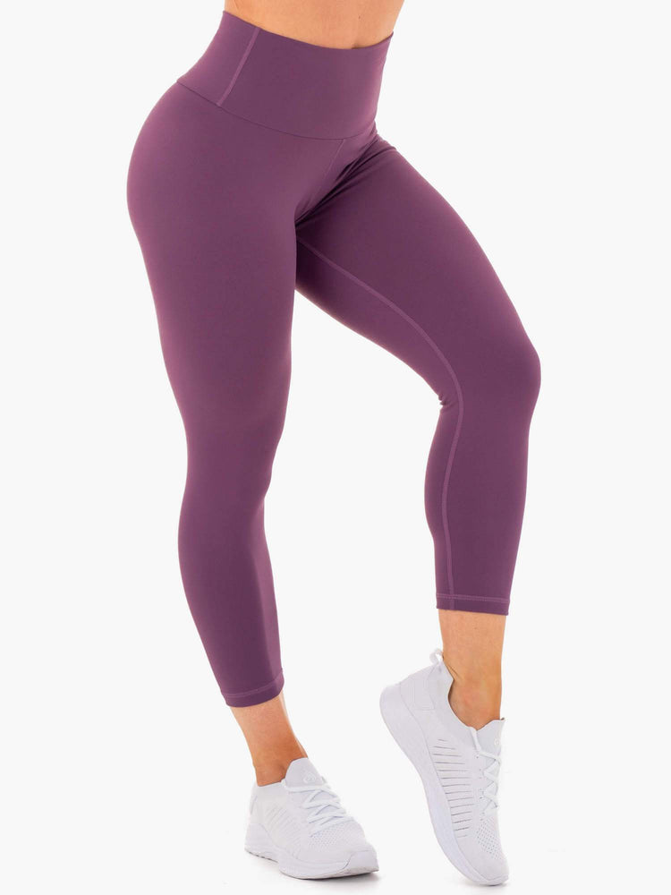Leggins Ryderwear Motion High Waisted 7/8 Scrunch Bum Mujer Morados | XPWUZ9531