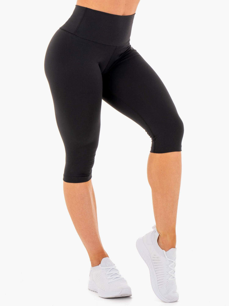 Leggins Ryderwear Motion High Waisted Capri Mujer Negros | EJHVA6903