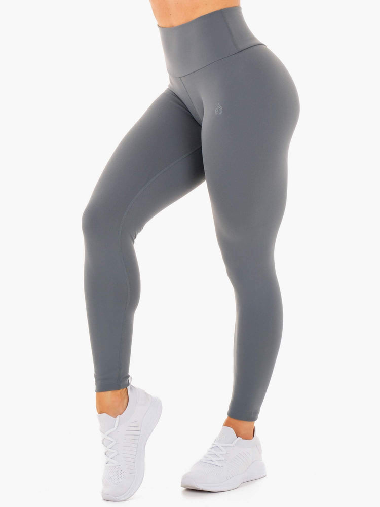 Leggins Ryderwear Motion High Waisted Mujer Grises | IGWFT5827