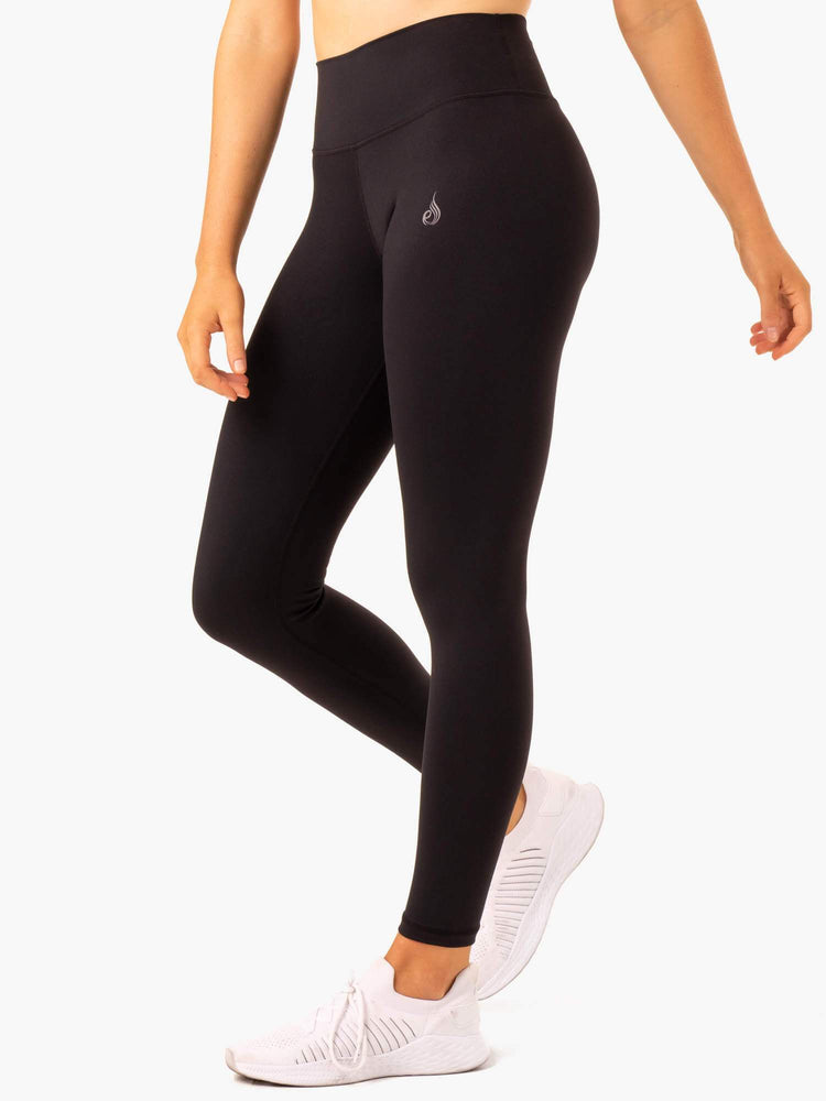 Leggins Ryderwear Movement High Waisted Pocket Mujer Negros | RNLYK3789