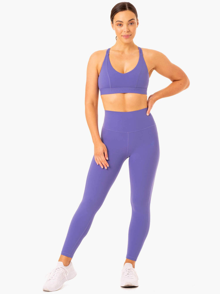 Leggins Ryderwear Nkd Align Mujer Morados | TBIWU9735