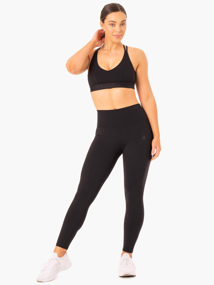 Leggins Ryderwear Nkd Align Mujer Negros | OMRIX8396