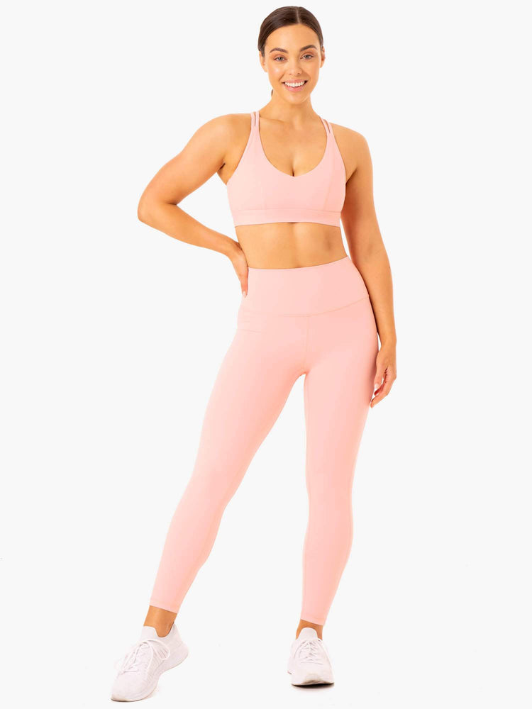 Leggins Ryderwear Nkd Align Mujer Rosas | ZFYVT0195