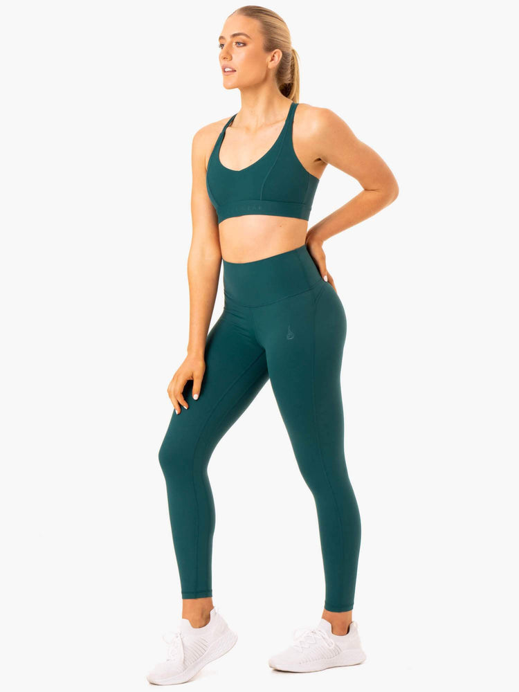 Leggins Ryderwear Nkd Align Mujer Turquesa | DZQRA7623