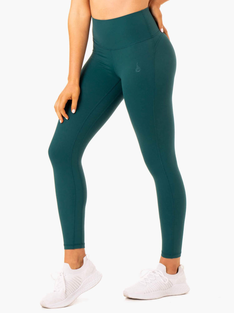 Leggins Ryderwear Nkd Align Mujer Turquesa | DZQRA7623