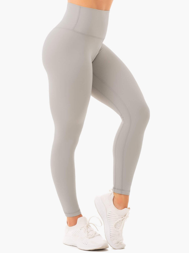 Leggins Ryderwear Nkd High Waisted Mujer Grises | VGUPL4078