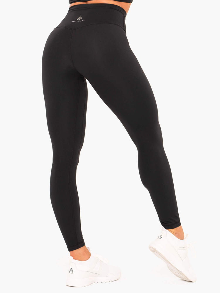 Leggins Ryderwear Nkd High Waisted Mujer Negros | YIPRH7032