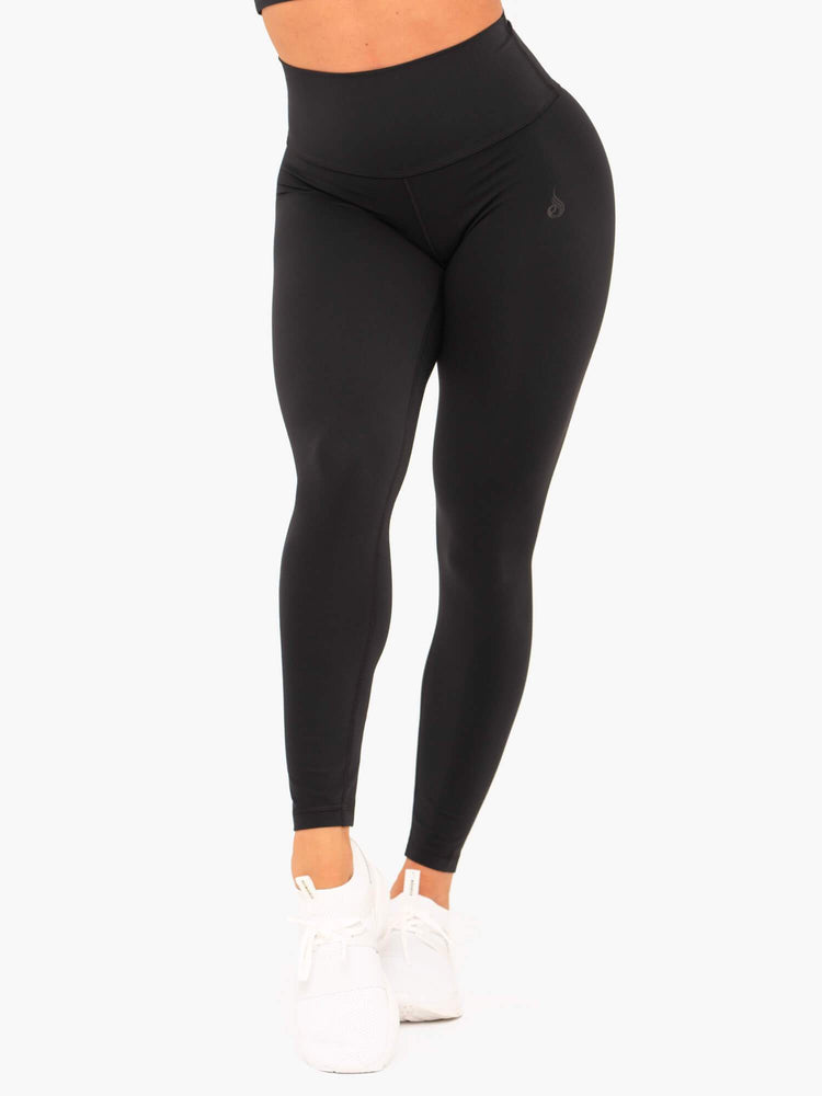 Leggins Ryderwear Nkd High Waisted Mujer Negros | YIPRH7032