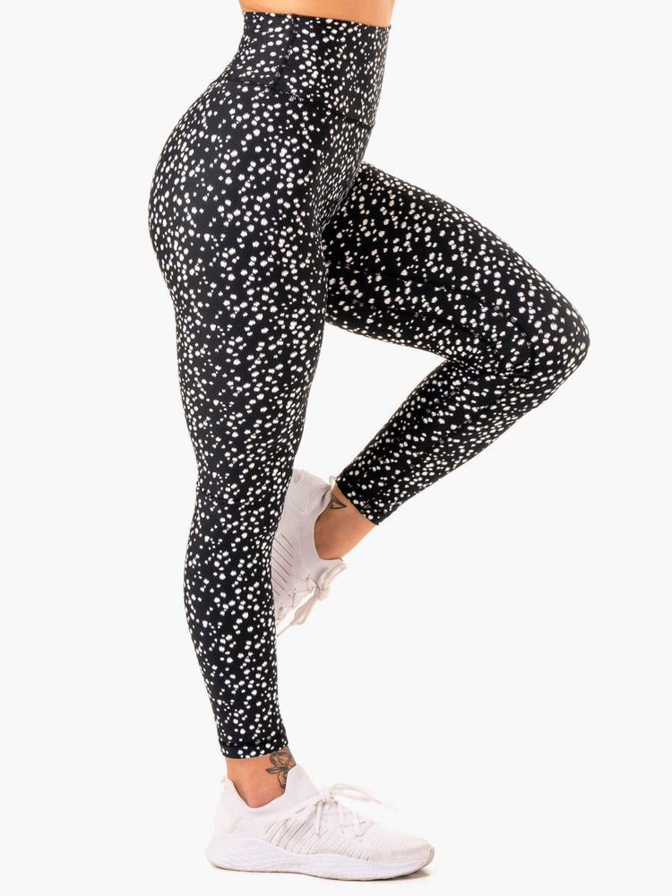 Leggins Ryderwear Reform High Waisted Mujer Negros | DFTVB4592
