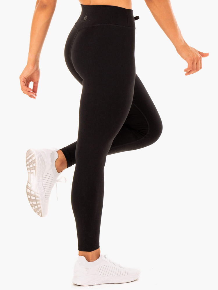 Leggins Ryderwear Replay High Waisted Mujer Negros | AJFTS0418