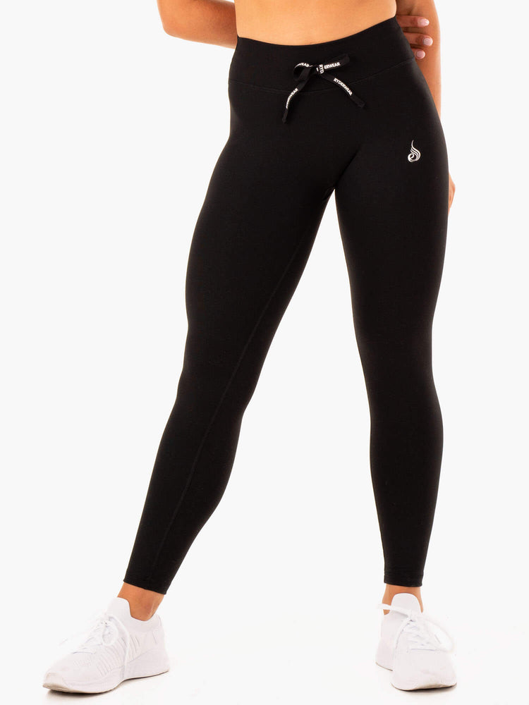 Leggins Ryderwear Replay High Waisted Mujer Negros | AJFTS0418