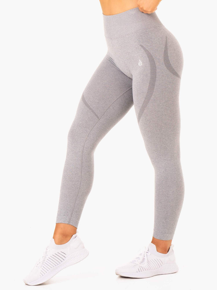 Leggins Ryderwear Sculpt Seamless Mujer Grises | HTYKW4538