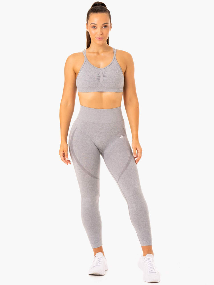 Leggins Ryderwear Sculpt Seamless Mujer Grises | HTYKW4538