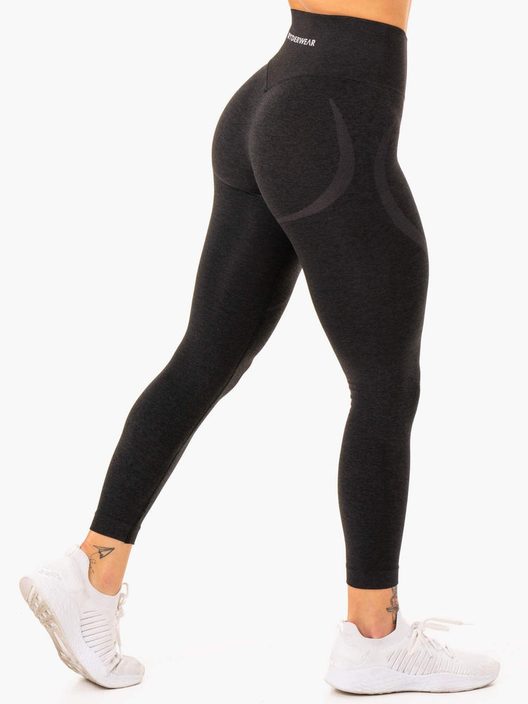 Leggins Ryderwear Sculpt Seamless Mujer Negros | NVMBA1703