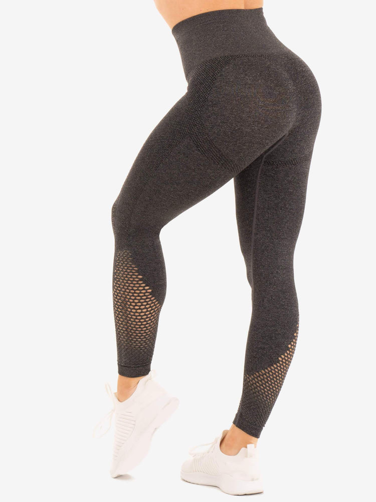 Leggins Ryderwear Seamless Staples Mujer Grises | RVMBO5124