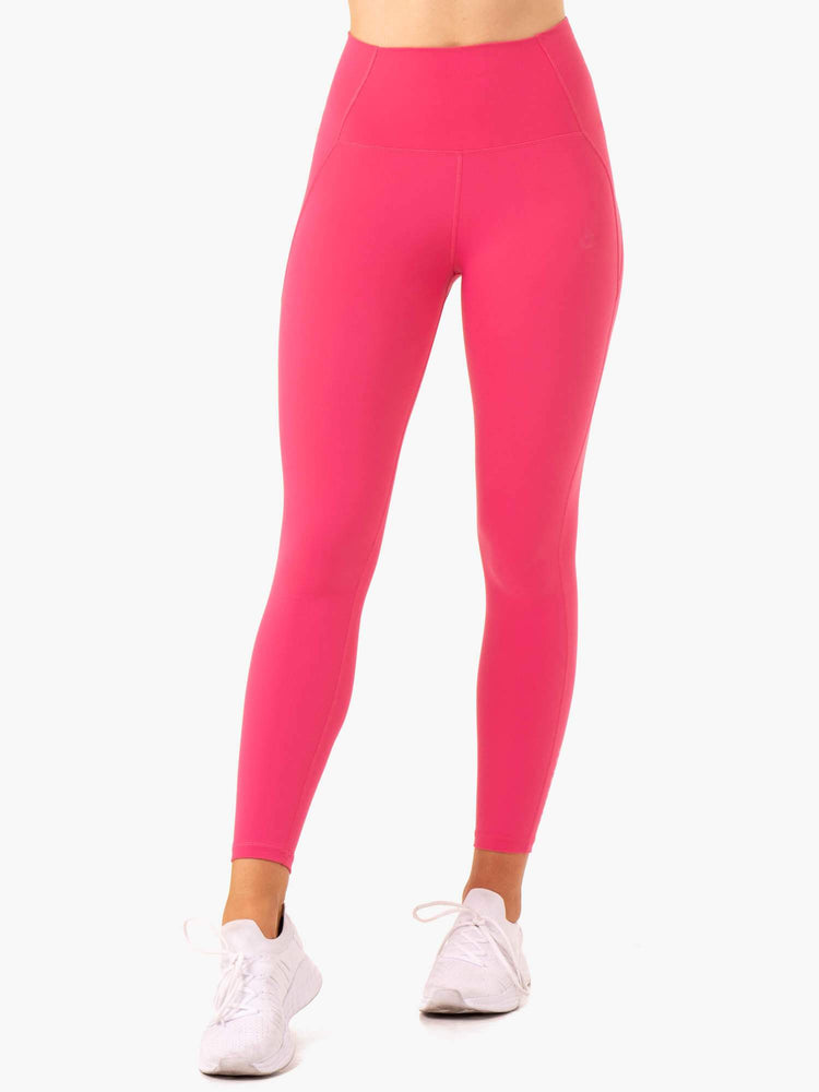 Leggins Ryderwear Sola High Waisted Mujer Rosas | GDFAL0538