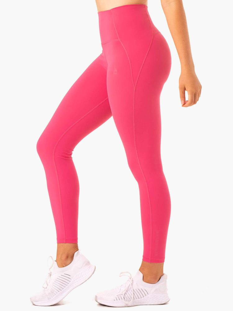Leggins Ryderwear Sola High Waisted Mujer Rosas | GDFAL0538