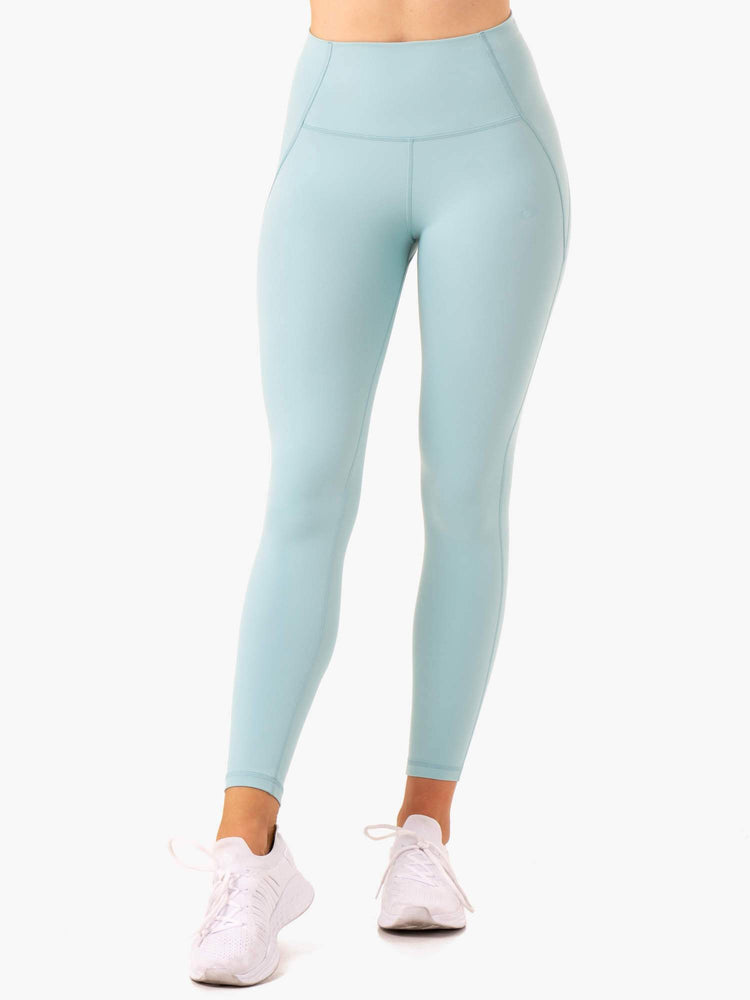 Leggins Ryderwear Sola High Waisted Mujer Azules | TPKRI6947