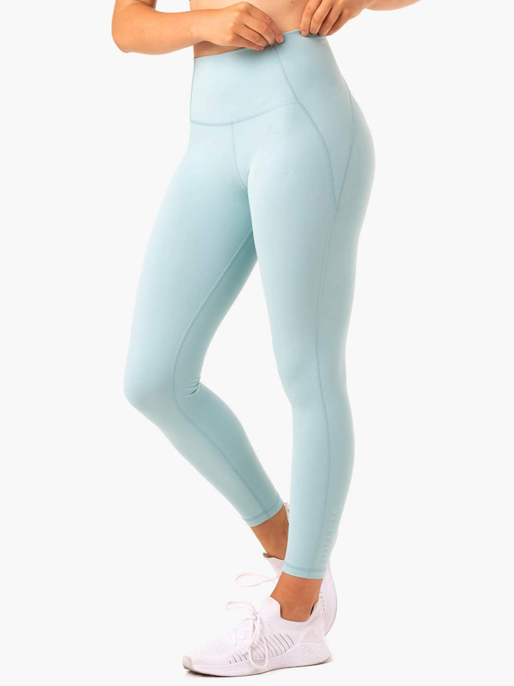 Leggins Ryderwear Sola High Waisted Mujer Azules | TPKRI6947