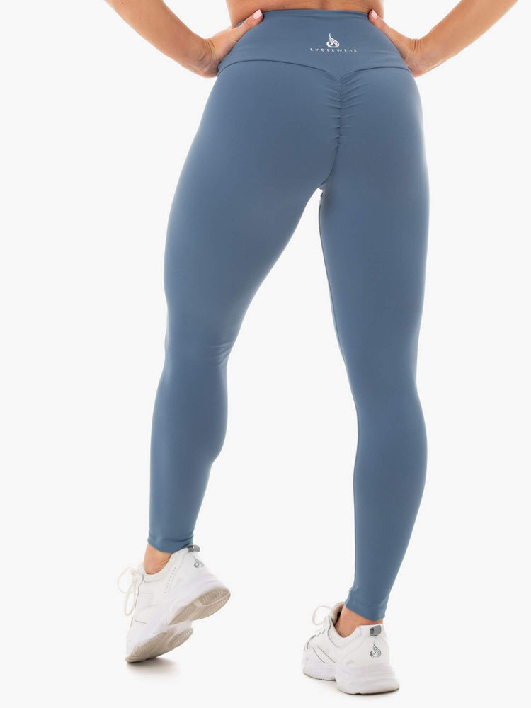 Leggins Ryderwear Staples Scrunch Bum Mujer Azules | HTPZY6378