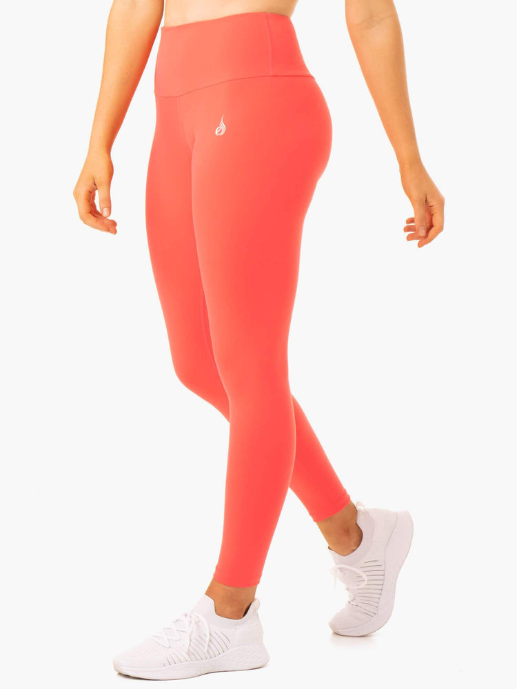 Leggins Ryderwear Staples Scrunch Bum Mujer Coral | MSOIW8146