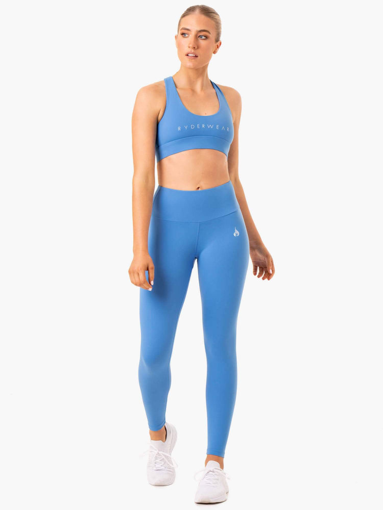 Leggins Ryderwear Staples Scrunch Bum Mujer Azules | RCWKE2603