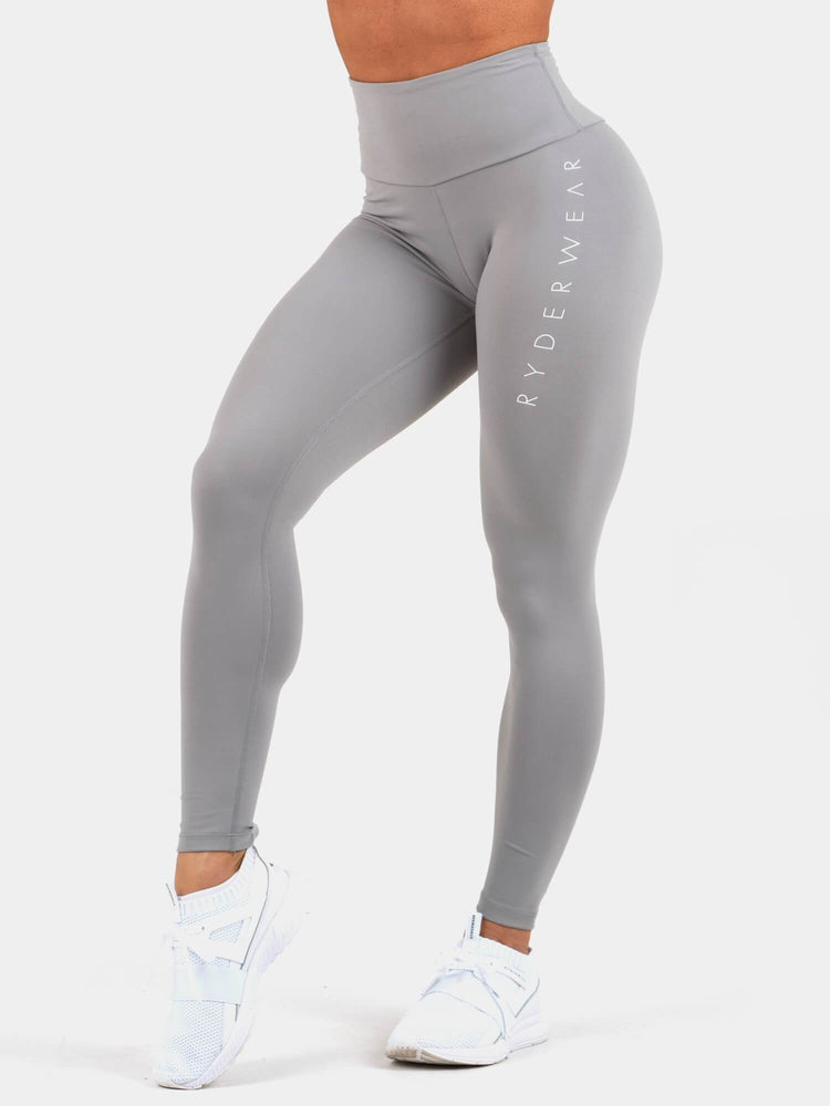 Leggins Ryderwear Staples Scrunch Bum Mujer Grises | VNMKY2190