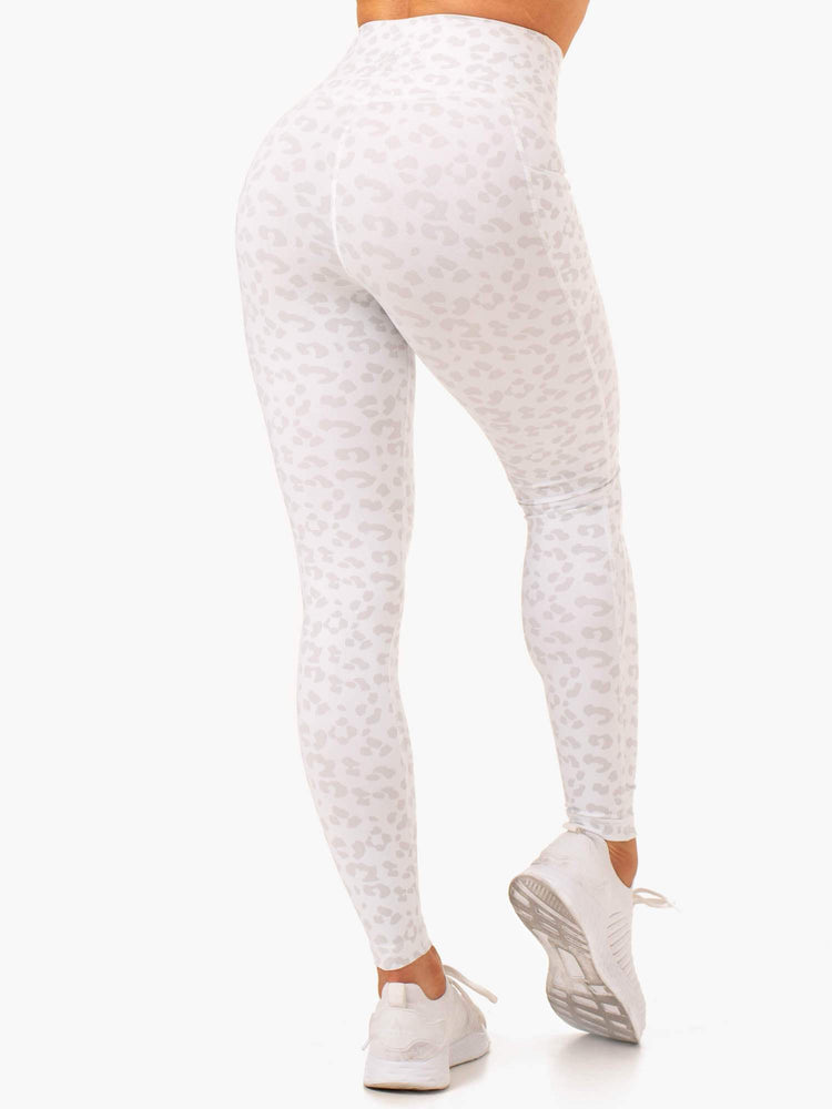 Leggins Ryderwear Ultra High Waisted Full Length Mujer Leopardo | DIGKM3829
