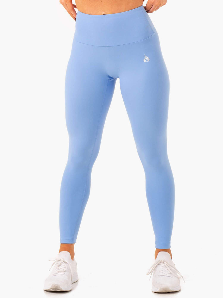 Leggins Ryderwear Vital High Waisted Scrunch Mujer Azules | FHYTQ5487