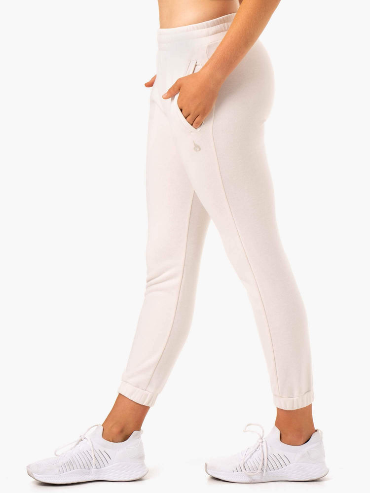Pantalones Ryderwear Adapt Pista Mujer Blancos | KYFLS5986