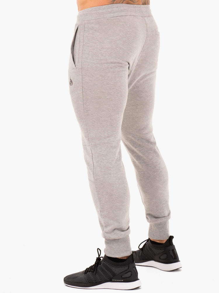Pantalones Ryderwear Atléticos Fleece Pista Hombre Grises | LFGMP0984