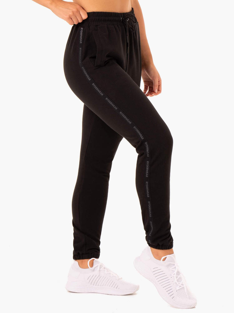 Pantalones Ryderwear Base High Waisted Pista Mujer Negros | PVYUM8562