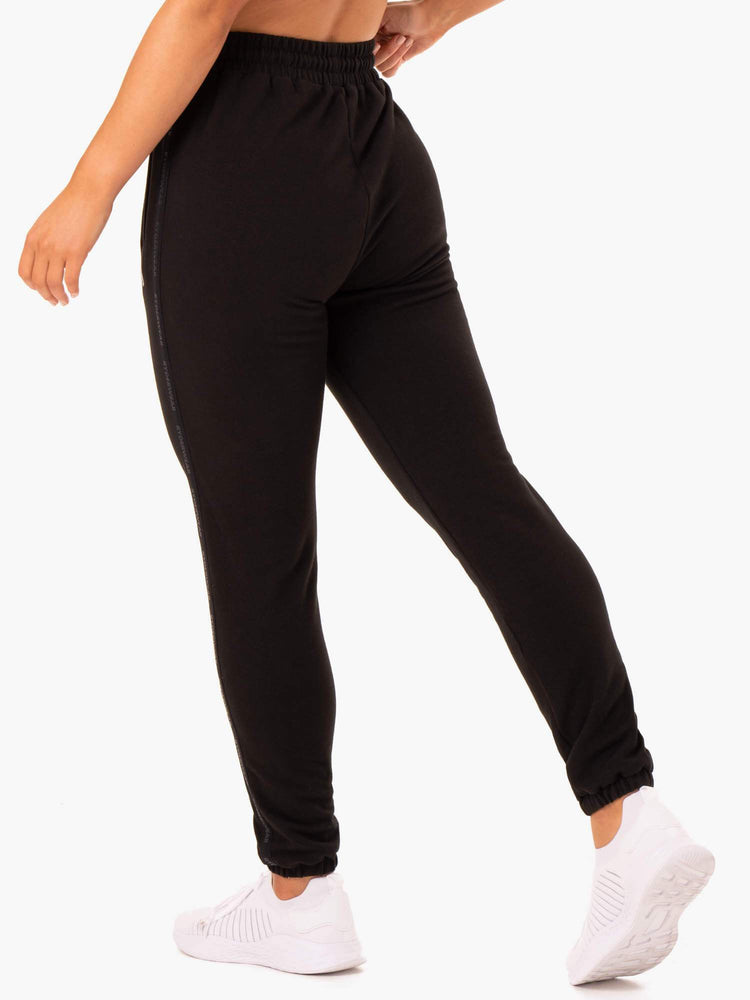 Pantalones Ryderwear Base High Waisted Pista Mujer Negros | PVYUM8562