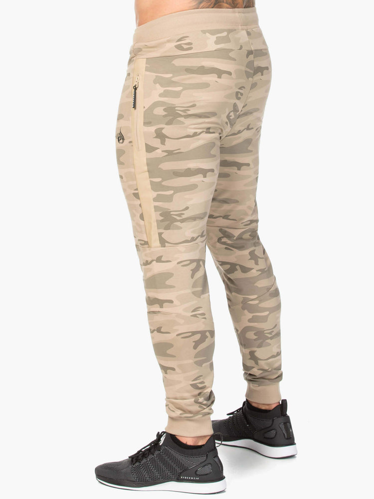 Pantalones Ryderwear Fleece Pista Hombre Camuflados | QRYFB2613