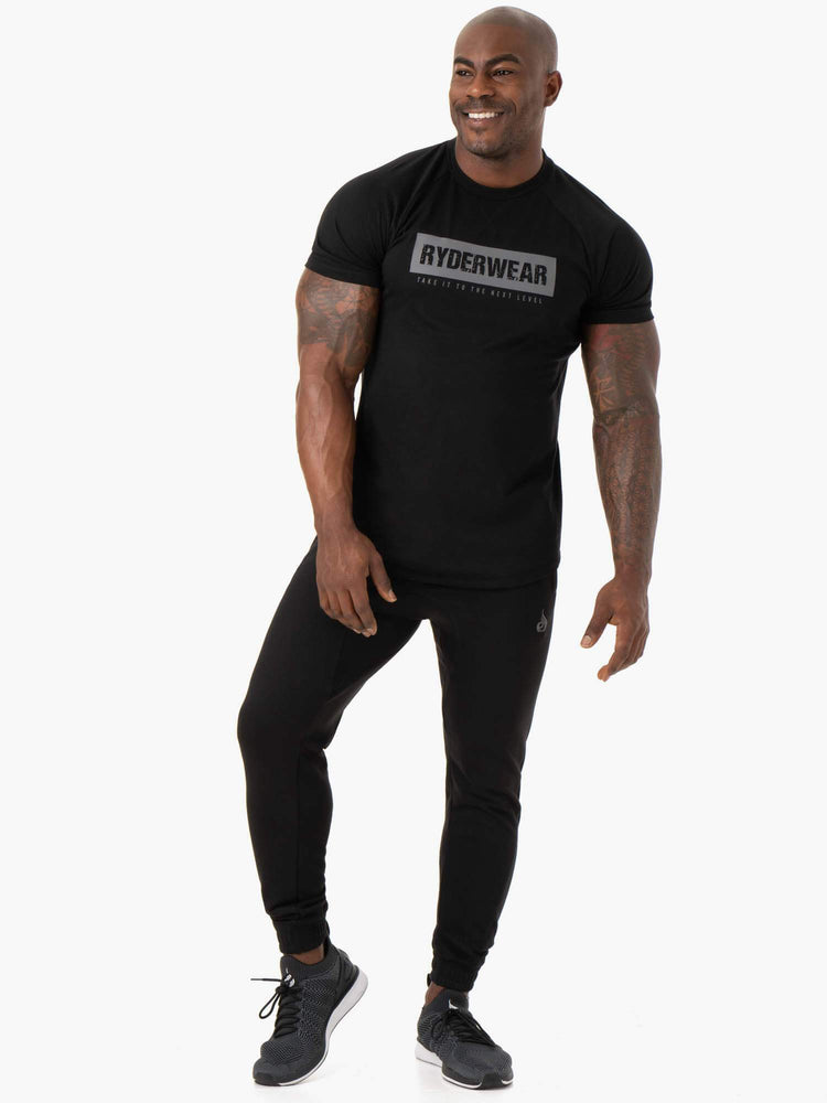Pantalones Ryderwear Iron Pista Hombre Negros | RGQBE4317