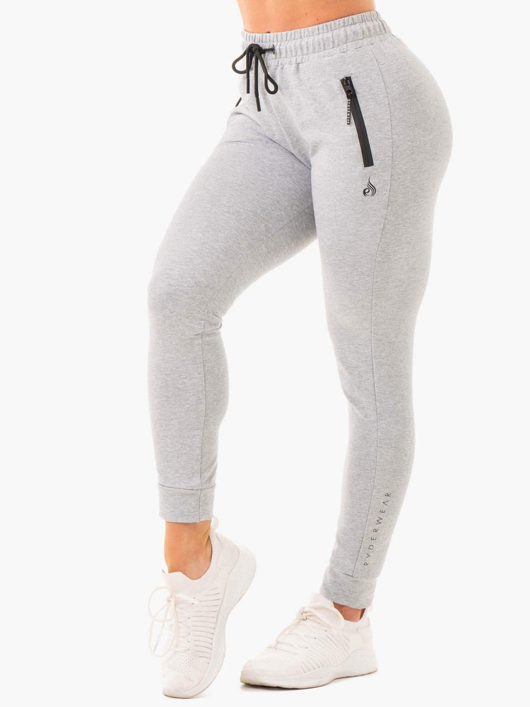 Pantalones Ryderwear Luxe Pista Mujer Grises | RNIDL4805