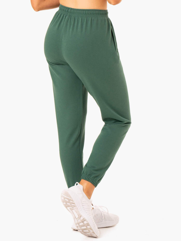 Pantalones Ryderwear Off-Duty Fleece Pista Mujer Verdes | CFSEU8601