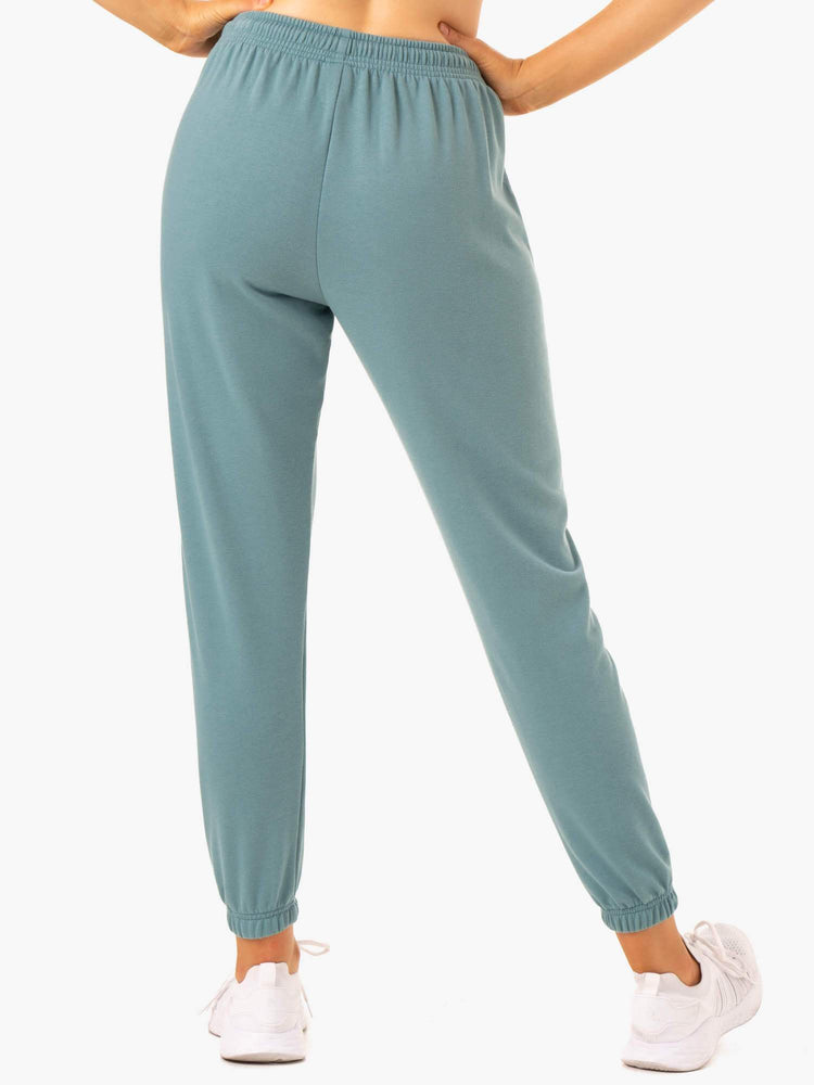Pantalones Ryderwear Off-Duty Fleece Pista Mujer Verde Oliva | EPJUR0465
