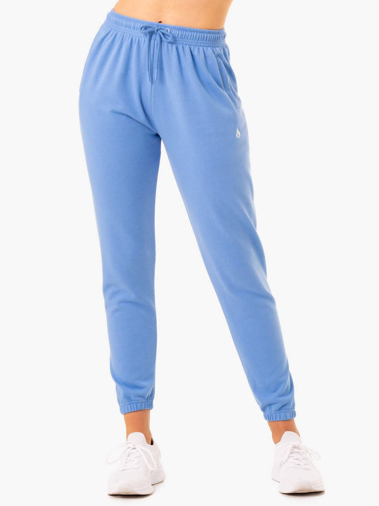 Pantalones Ryderwear Off-Duty Fleece Pista Mujer Azules | MURWK1529
