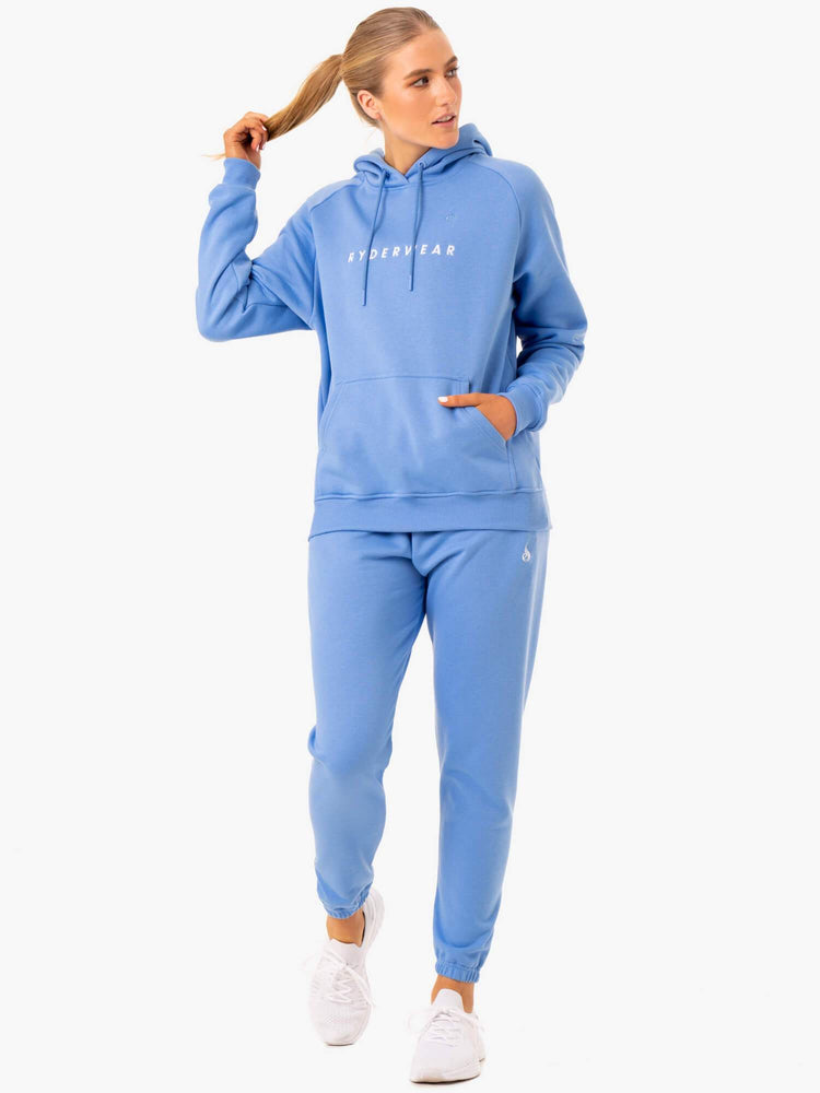 Pantalones Ryderwear Off-Duty Fleece Pista Mujer Azules | MURWK1529
