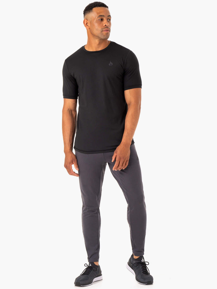 Pantalones Ryderwear Optimal Gym Pista Hombre Grises | NWCPL0712