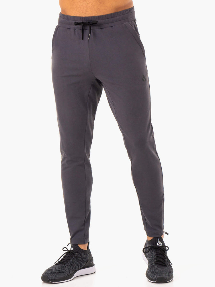 Pantalones Ryderwear Optimal Gym Pista Hombre Grises | NWCPL0712